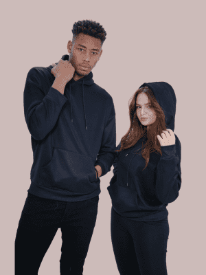 Deux Capuche Basic Demi Oversize