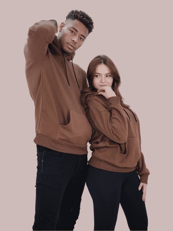 Deux Capuche Basic Demi Oversize